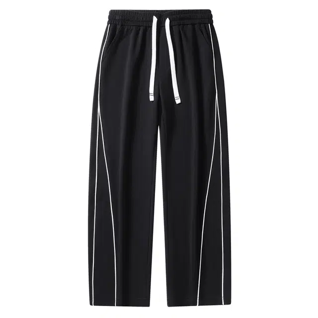 袋鼠 美式潮流基础款宽松直筒舒适亲肤柔软户外出行通勤经典百搭休闲裤 男女同款