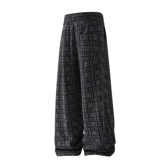 北欧攻略 北欧复古小众直筒宽松潮流个性化休闲裤 男女同款