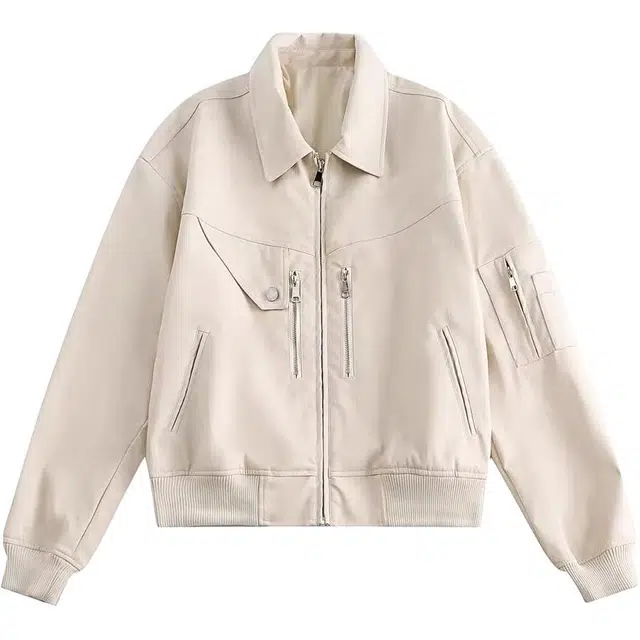 稻草人 潮牌宽松舒适百搭设计感夹克 男女同款