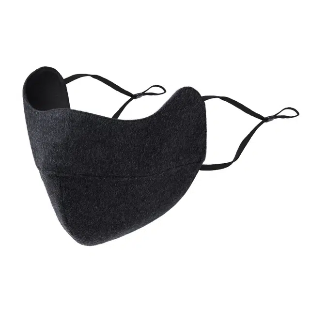 玖慕 秋冬季保暖 桑蚕丝 口罩 男款