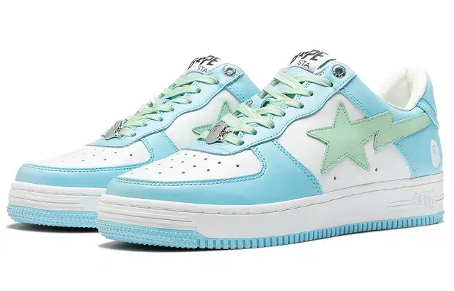 A BATHING APE STA Low Blue Green