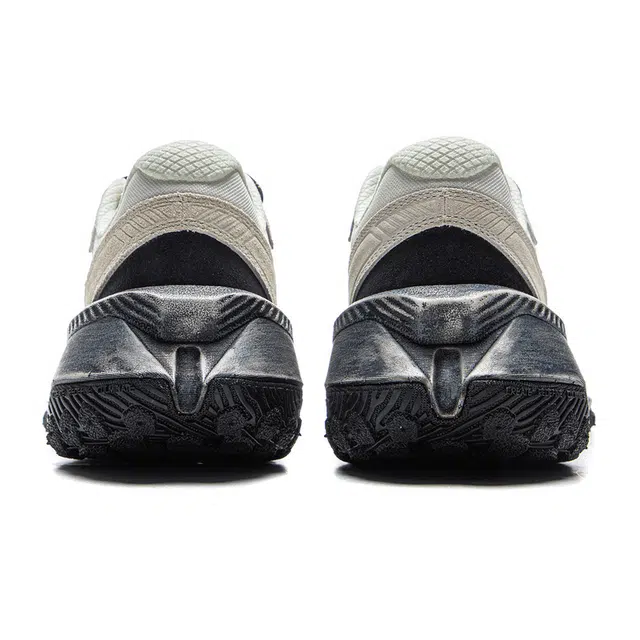 中国李宁 游侠 潮流运动 加绒 时尚 减震耐磨 低帮 生活休闲鞋 男女同款 奶油白 沥青灰