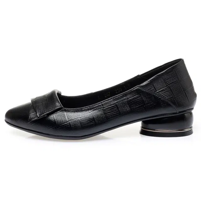 阿比让 二层牛皮 蝴蝶结时尚百搭耐磨耐舒适 女士休闲单鞋 女