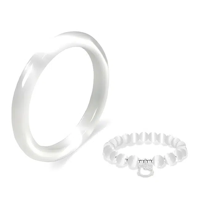 【招财足银小猫】 京华录 一步一响荔枝冻叠戴叮当镯 温柔气质优雅大气 白月光古风汉服旗袍水润显白养人贵妃镯 好运 琉璃 手镯 女款