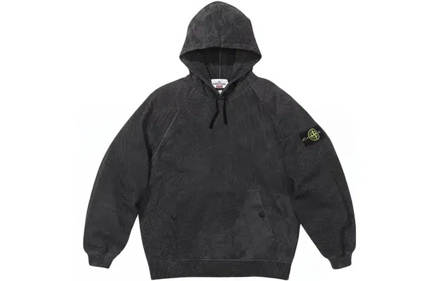 Supreme x STONE ISLAND FW23 WEEK10 HOODED SWEATSHIRT