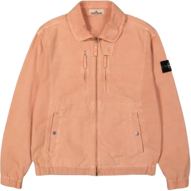 Stone Island Loop Project White Label Jacket Orange