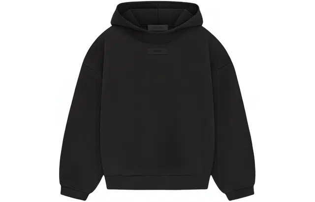 Fear of God Essentials SS24 drop2 Hoodie Jet Black