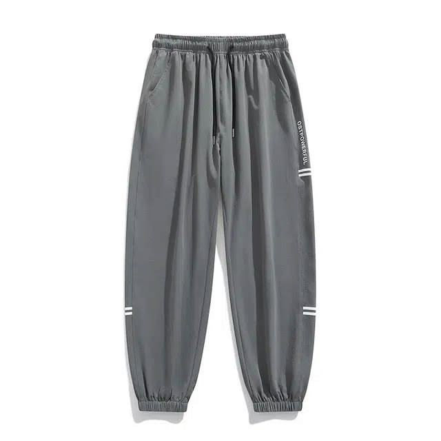 太子龍 百搭美式复古潮牌宽松束脚休闲裤 男款