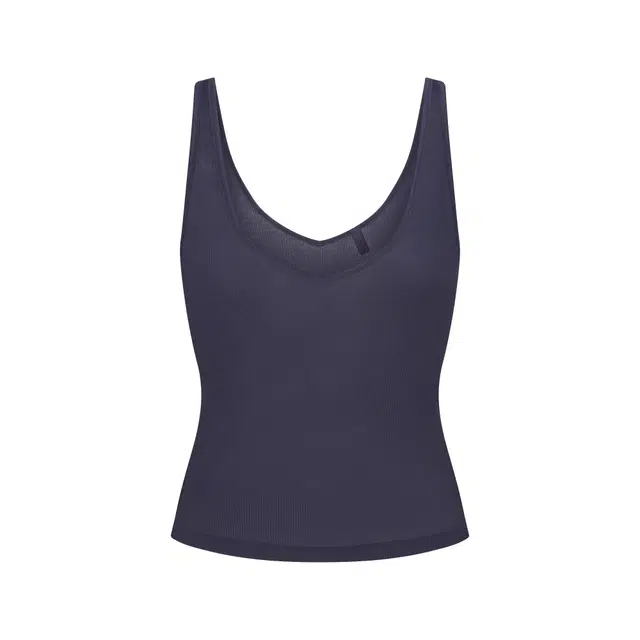 SKIMS FW25 SHEER RIB V NECK TANK V