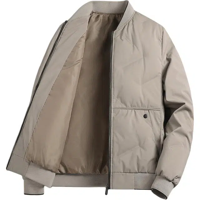 太子龍 美式宽松百搭潮流棒球服轻薄保暖休闲外套御寒棒球领棉服 男款