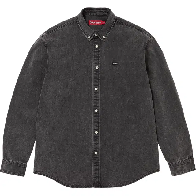Supreme FW25 FW25 WEEK1 Small Box Denim Shirt logo