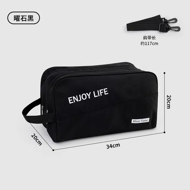 简应舒男女训练包干湿分离运动 斜挎包单肩包手提包拎包旅行包洗漱包 便携多层收纳