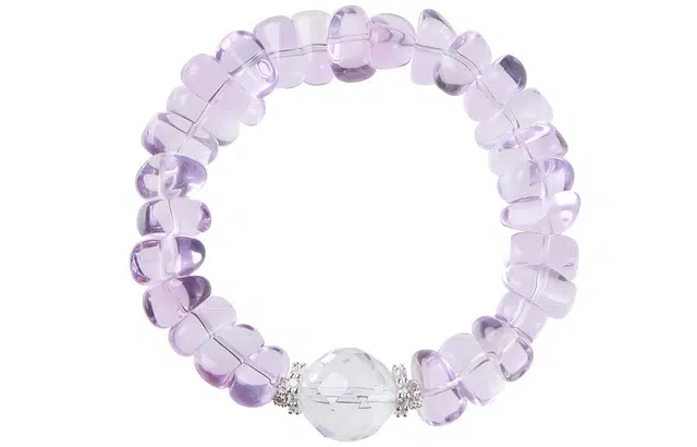 石头记 随型紫水晶手饰 紫气东来招财纳福 新中式国风设计不规则串珠 白晶透亮显白贵气高级感闺蜜款 #好运 礼盒天然 紫水晶 手串 女款