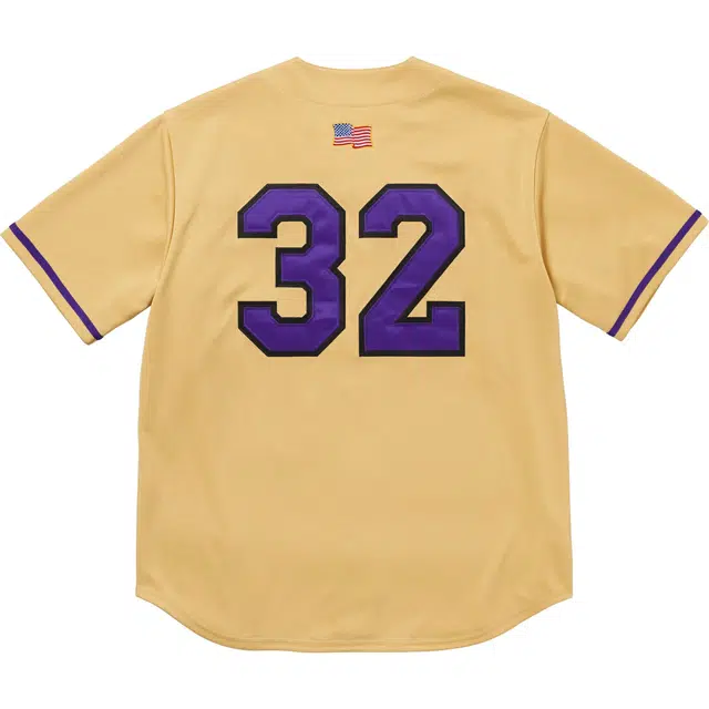 Supreme FW25 WEEK1 Swords Baseball Jersey logo