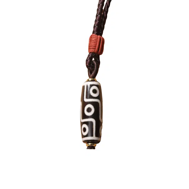 琢玉居 九眼天珠项链藏式民族风挂件百搭#好运 琉璃 吊坠 男女同款情侣款