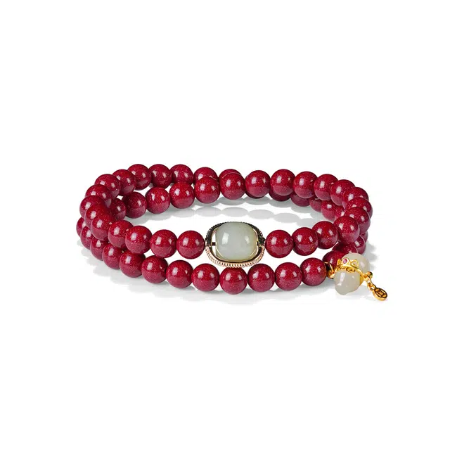 芳缘小傅 红色守护好事降临紫金砂手链转运珠生活红火增强生命力平安顺遂叠戴串 #好运 朱砂 手串 女款