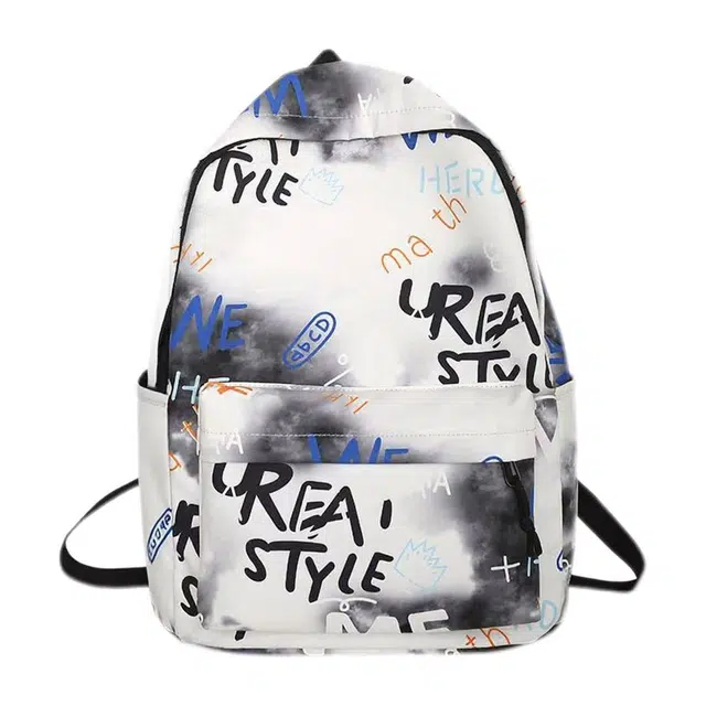 單倉 潮酷日系小众设计通勤百搭学院风轻便耐磨 尼龙 双肩包 男女同款情侣款 多色