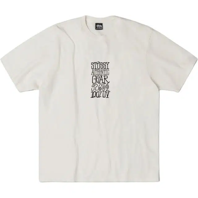 Stussy FW25 FW25 AUTHENTIC GEAR TEE PIGMENT DYED logoT