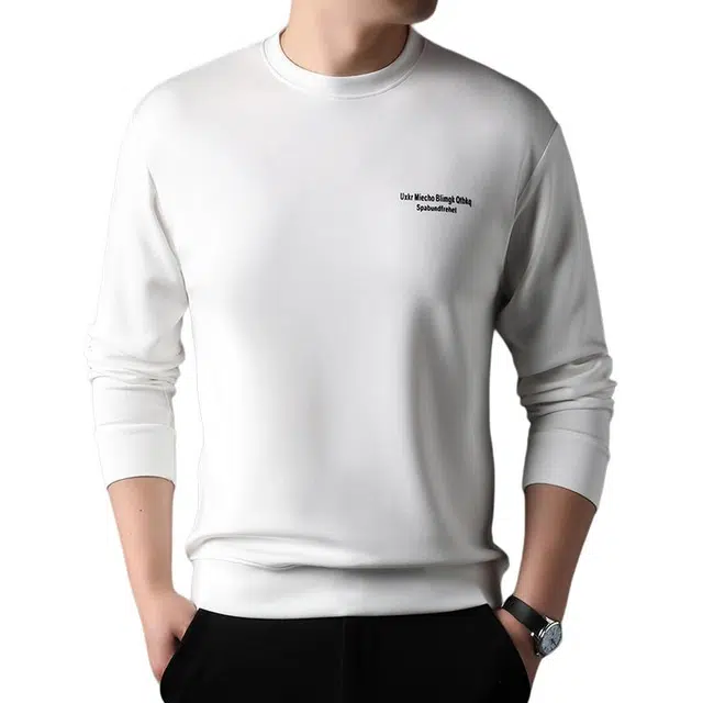 卡丹狄诺 莫代尔春秋季长袖圆领亲肤柔软细腻户外宽松休闲百搭运动秋冬季打底衫男卫衣男 男女同款