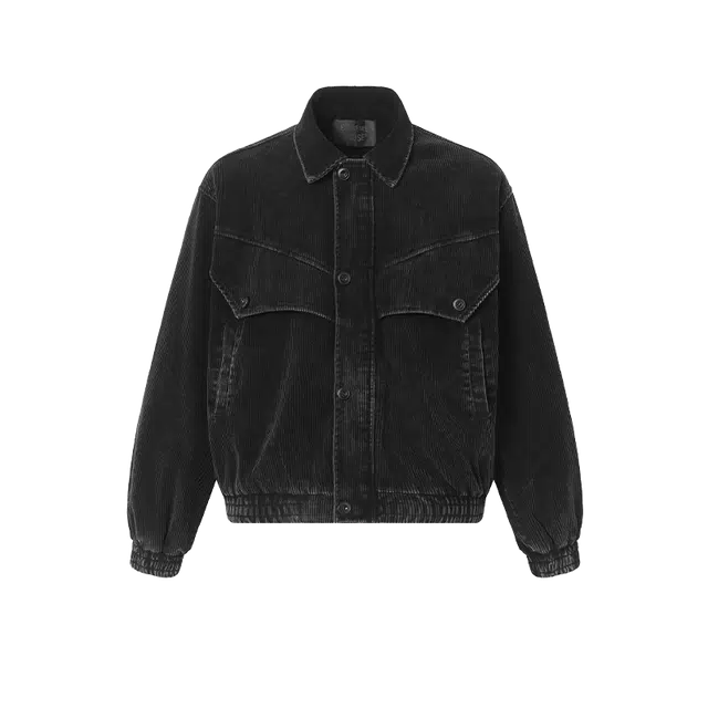 奇迹街区 秋季美式宽松休闲百搭情侣复古夹克外套 男女同款