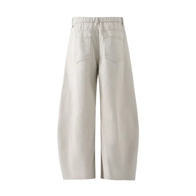 普鲁士多特蒙德 美式水洗解构复古分割做旧设计感弯刀工装休闲阔腿垂感牛仔裤 男女同款