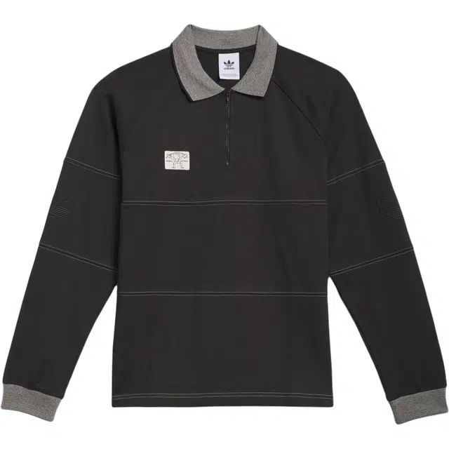 adidas originals Shmoofoil FW25 RUGBY SHIRT logoPolo