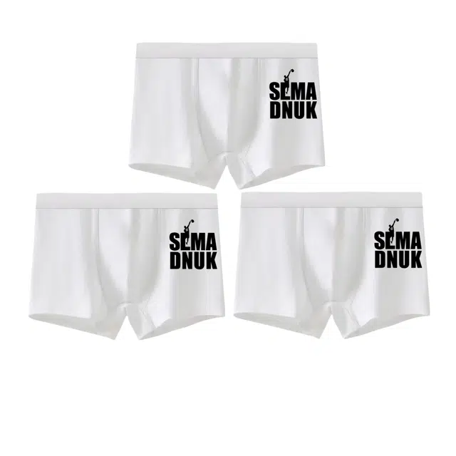 兰缪 舒适透气轻盈时尚潮流运动活力休闲平角内裤 男款