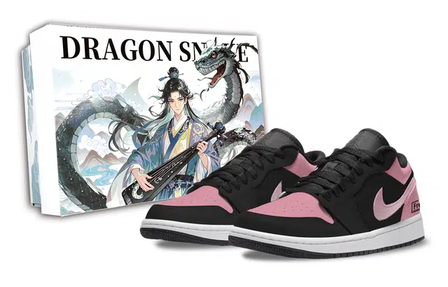 Jordan Air Jordan 1 Black Pink Toe