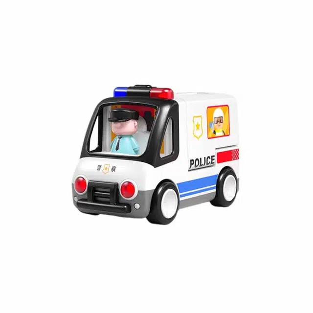 汇乐 交警车 电动大号警察车 智能玩具