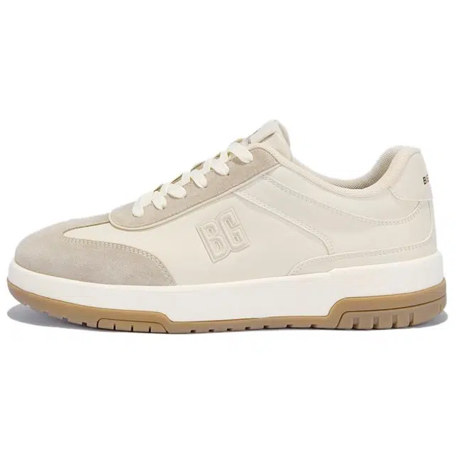 比音勒芬 合成革牛剖层革 静默老钱风穿搭舒适百搭时尚大气气质都市质感基础复古舒适 耐磨 低帮 板鞋 男款