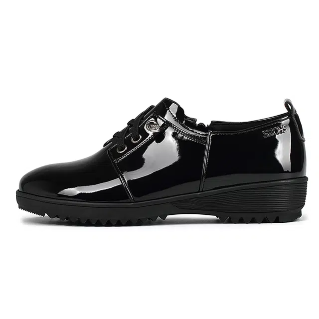 阿比让 二层牛皮 正式气质高级感百搭工作通勤 休闲皮鞋 女