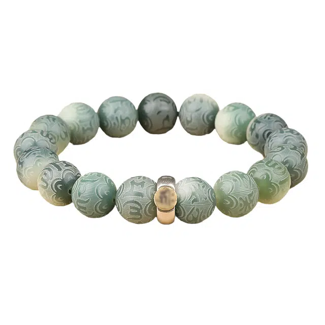 子婳 本命年十二生肖招财转运吉祥诸事顺利精致渐变菩提根女盘玩佛珠小众时尚简约优雅配饰#好运 菩提根 手串 男女同款情侣款