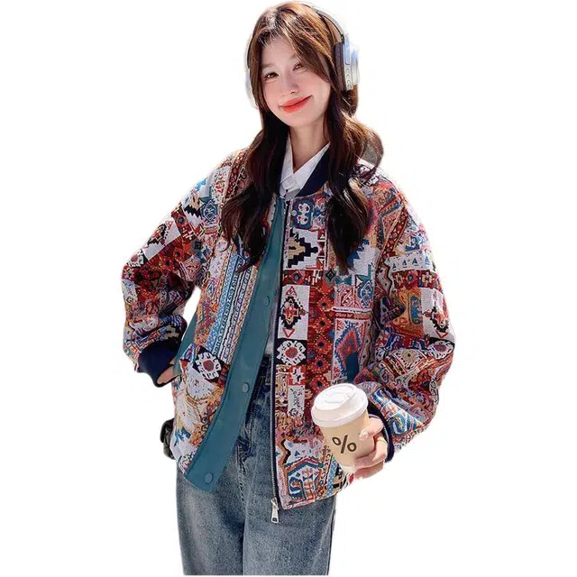 邓大喵 百搭简约舒适时尚棒球服 女款