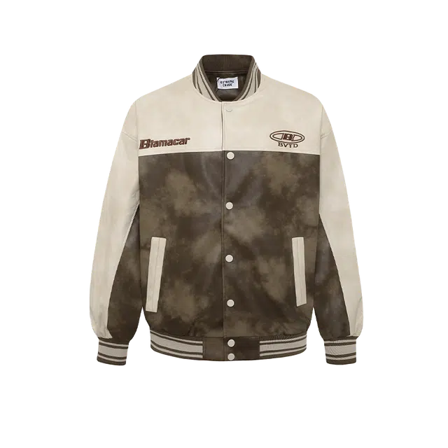 奇迹街区 美式复古秋季休闲百搭宽松夹克外套 男女同款