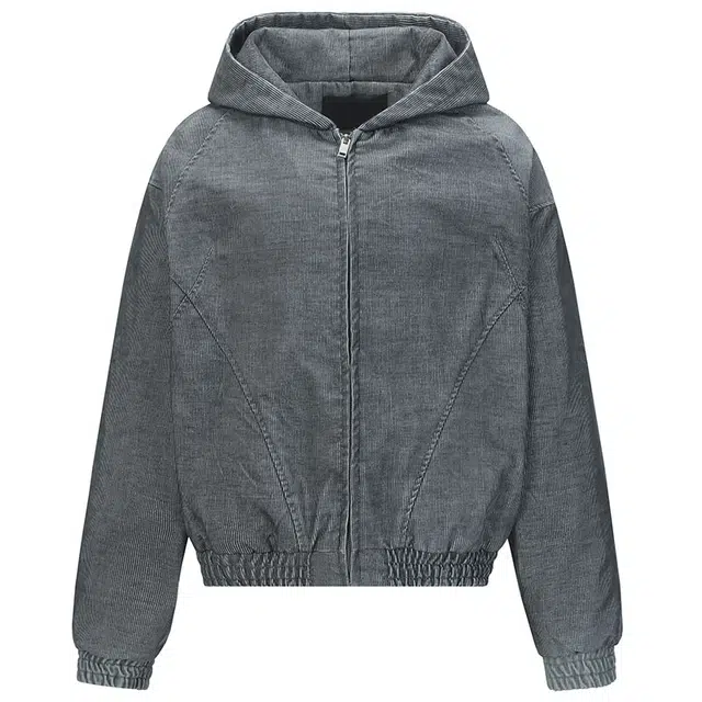 拾个壹先生 美式复古高街纯色痞帅宽松休闲百搭高级感外套夹克 男女同款