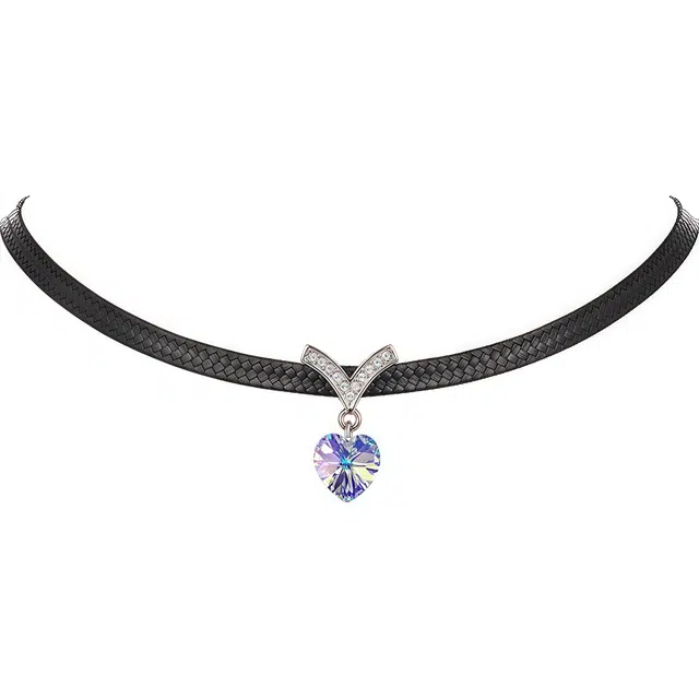 兰盈 海洋之心轻奢小众#好运 奥地利水晶 项链 女款