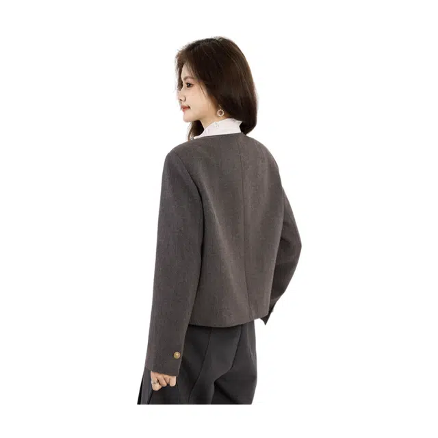 荟萃阁 小香风外套高级感名媛气质短款上衣夹克 女款