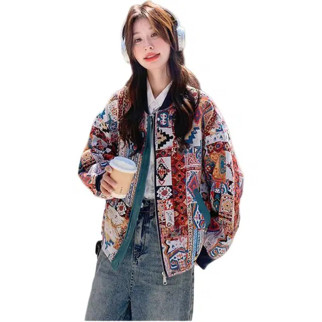 邓大喵 百搭简约舒适时尚棒球服 女款