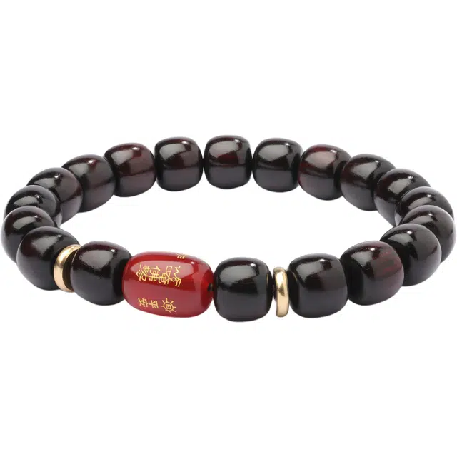 三檀小舍 国风国潮新中式 招财转运平安守护 文玩盘玩绕指柔礼盒 紫檀属 手串 男女同款情侣款