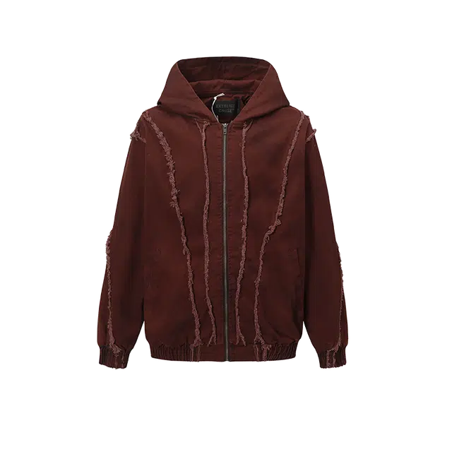 奇迹街区 美式复古秋季宽松休闲情侣百搭夹克外套 男女同款