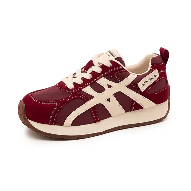 阿比让 猪皮 时尚百搭潮流舒适气质优雅 耐磨 低帮 生活休闲鞋 女