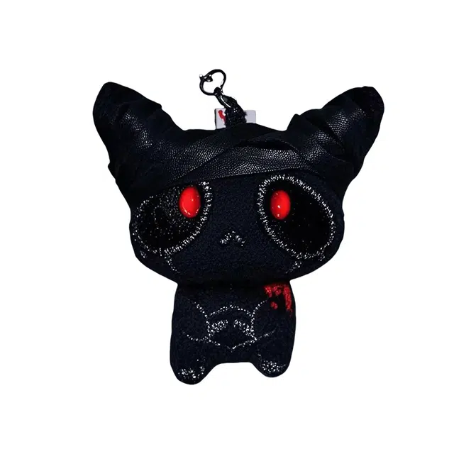 心水好物 创意自制幽灵小鬼哥特风地雷系娃娃守护神公仔 聚酯纤维 挂件 男女同款情侣款