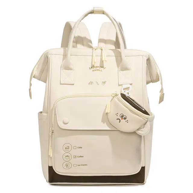 八小万 时尚简约高颜值百搭轻便 牛津布 双肩包 女款 多色