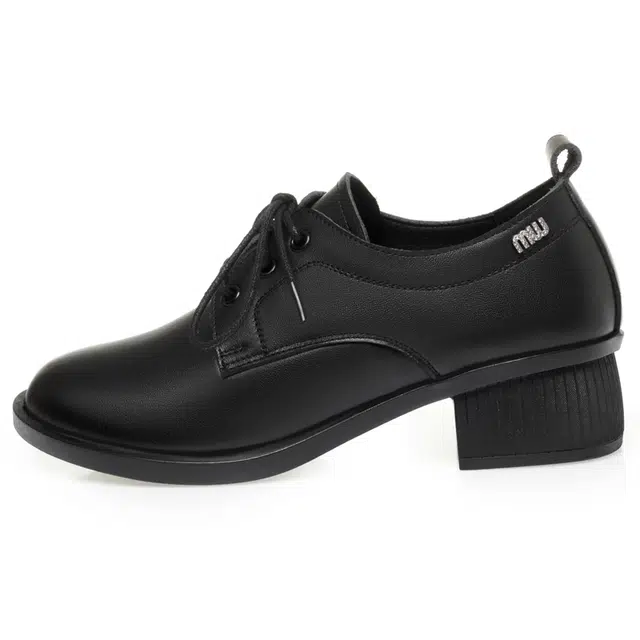 阿比让 二层牛皮 经典百搭通勤时尚柔软耐折 休闲皮鞋 女