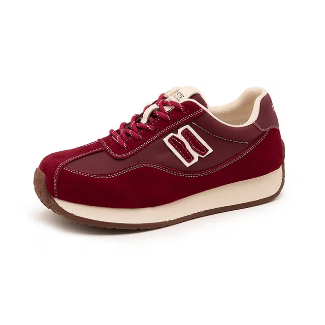 阿比让 牛皮 个性时尚舒适潮流百搭 低帮 生活休闲鞋 女