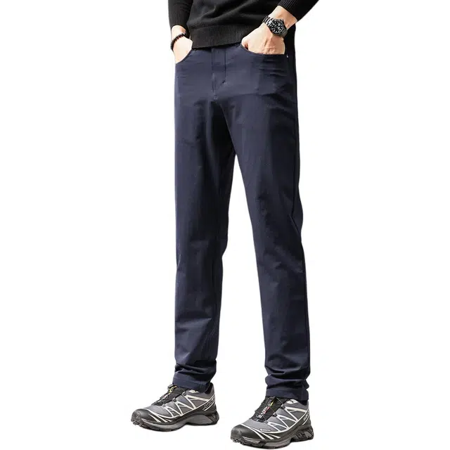 贵色 高端通勤轻商务设计感韩系潮流时尚百搭工装裤 男女同款