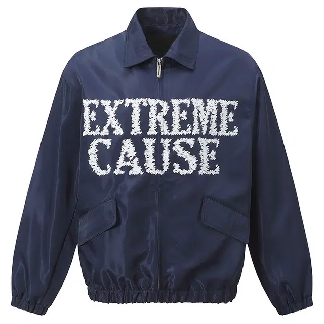 拾个壹先生 美式复古高街重磅小众宽松休闲百搭字母印花质感外套夹克 男女同款