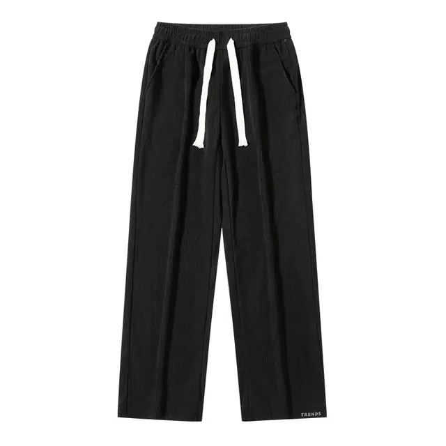 赫赫良衣 美式高街复古纯色基础款长裤子显高显瘦舒适简约宽松垂感早秋运动穿搭学院风高级感潮流时尚嘻哈风格休闲裤 男女同款