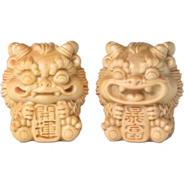 得笙陌 开运吉祥物生肖龙可爱文玩招财进宝#好运 崖柏 摆件 男女同款情侣款