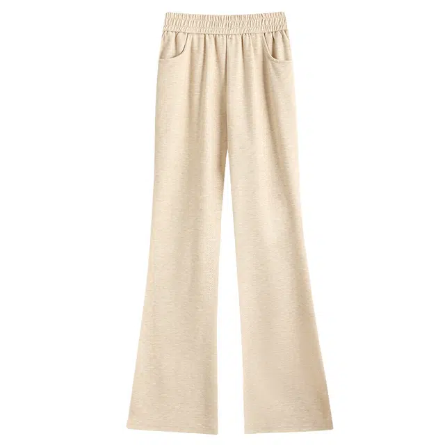 思蓓儿 微喇裤高腰垂感软糯阔腿裤休闲裤 女款